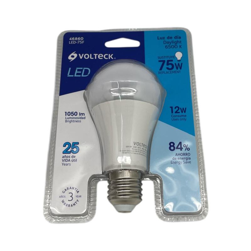 Bombilla LED Luz Día 12W Equivalente a 75W  Iluminación Clara y Eficiente Bombilla LED Luz Día 12W Equivalente a 75W  Iluminación Clara y Eficiente