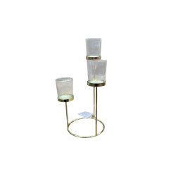 Candelabro Dorado 16X24Cm 4Home(Zq221421)