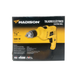 Taladro Electrico Madison 1/2'' 500W 110V