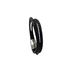 Pulsera Hombre T/Cuero Cafe Firenze (Cm-234383-14)
