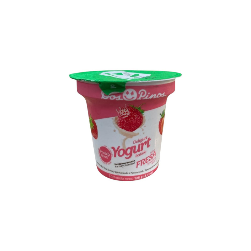 Deligurt Bat. Fresa 125G (15001340)